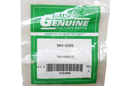 MTD 984-5599 Handle Tab NOS