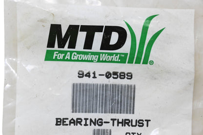 MTD 941-0589 Thrust Bearing NOS