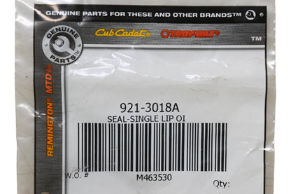 MTD 921-3018A Single Lip Seal NOS