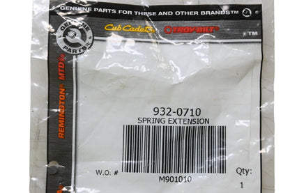 Cub Cadet 932-0710 Extension Spring NOS