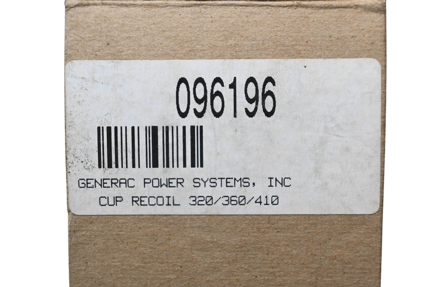 Generac 096196 Recoil Cup NOS
