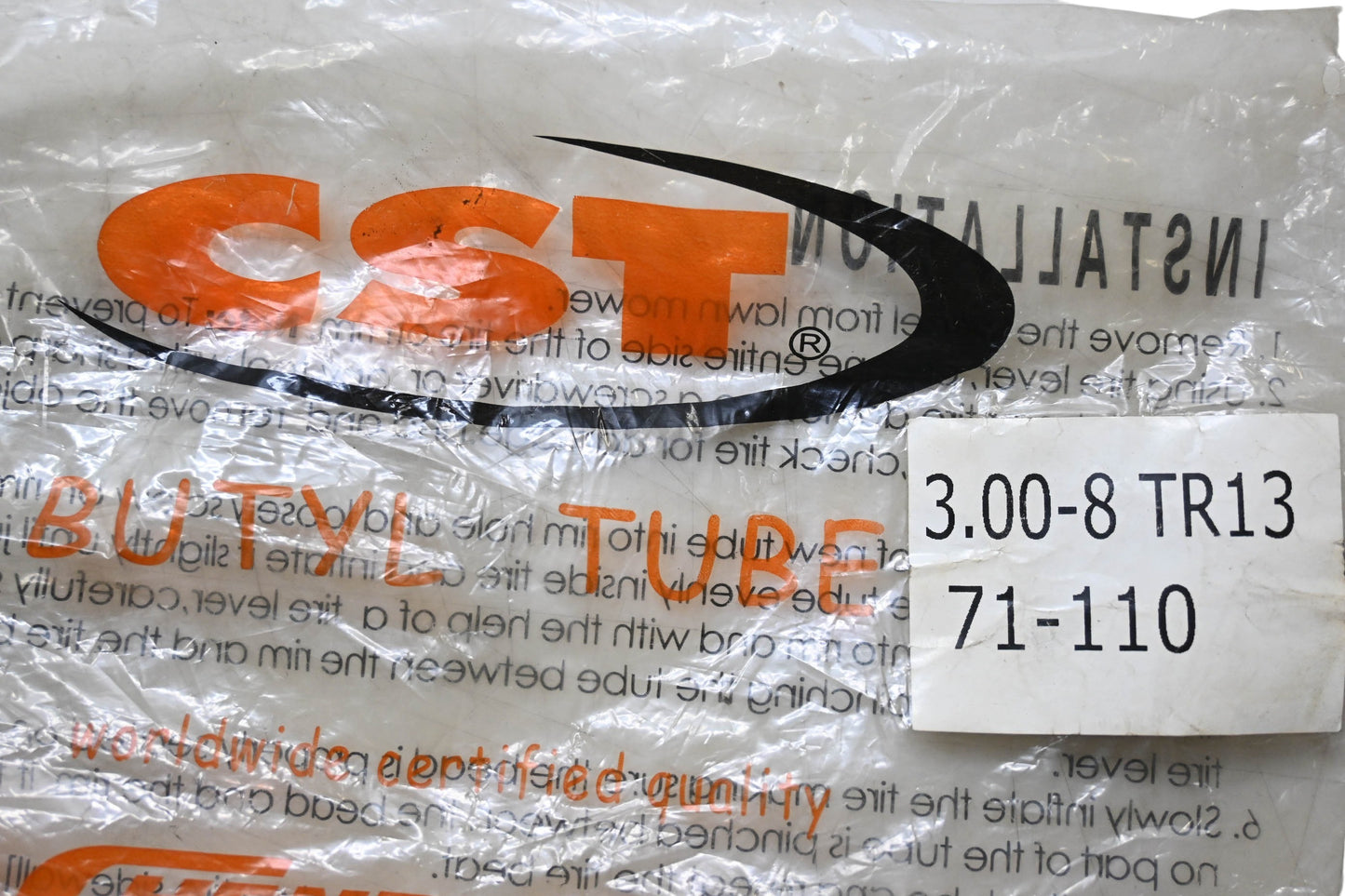 CST 3.00-8 TR13, 71-110 Inner Tube NOS