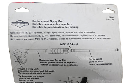 New OEM Briggs & Stratton 6200, 75131 Replacement Spray Gun NOS