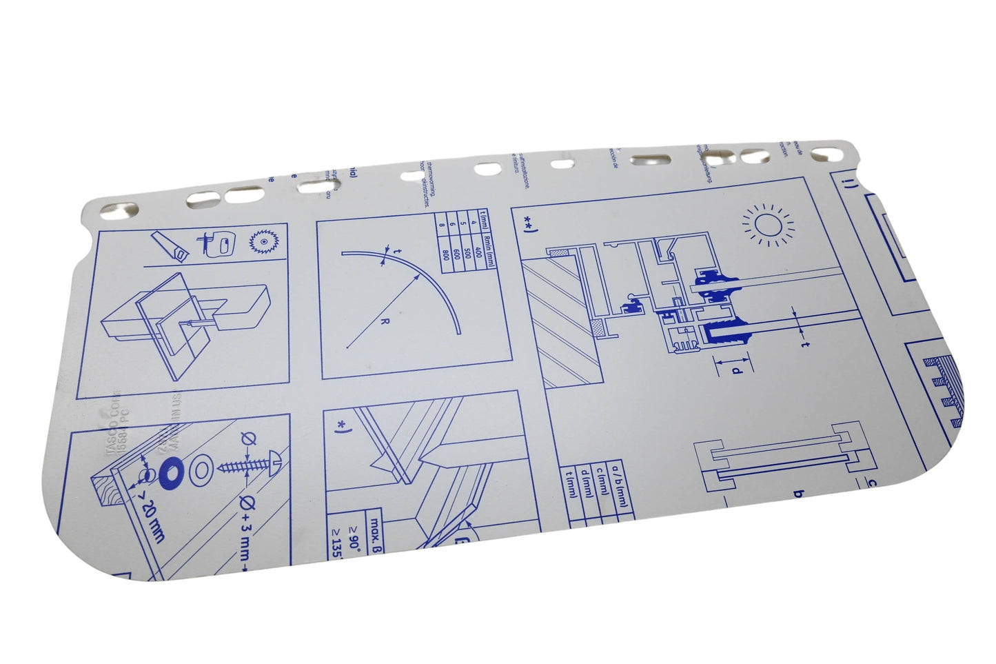 New OEM Echo 102922035 Polycarbonate Face Shield NOS