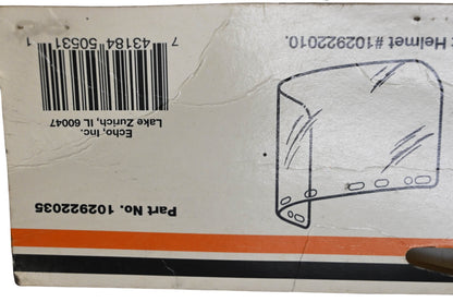 New OEM Echo 102922035 Polycarbonate Face Shield NOS