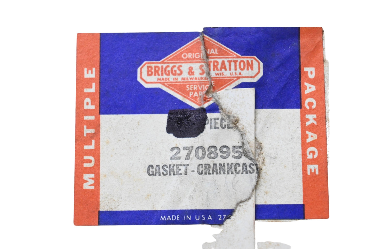 New OEM Briggs & Stratton 270895 Gasket NOS