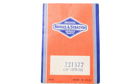 New OEM Briggs & Stratton 221377 Spring Cap NOS