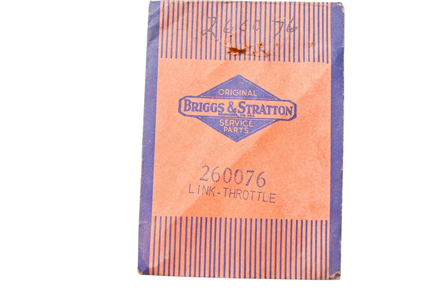 New OEM Briggs & Stratton 260076 Throttle Link NOS
