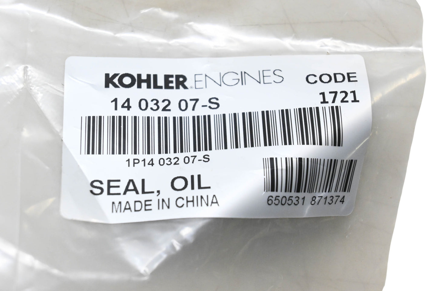 Kohler 14 032 07-S Oil Seal NOS