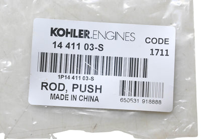Kohler 14 411 03-S Push Rod NOS