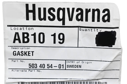 New OEM Husqvarna 503405401, 503 40 54-01 Gaskets Qty 2 NOS