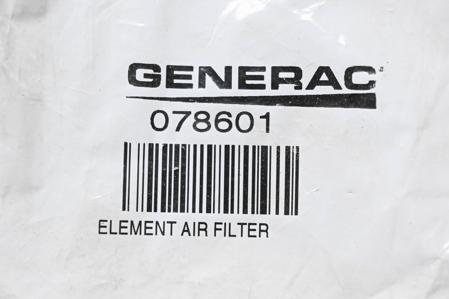 Generac 078601 Air Filter Element NOS
