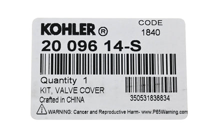 Kohler 20 096 14-S Valve Cover Kit NOS
