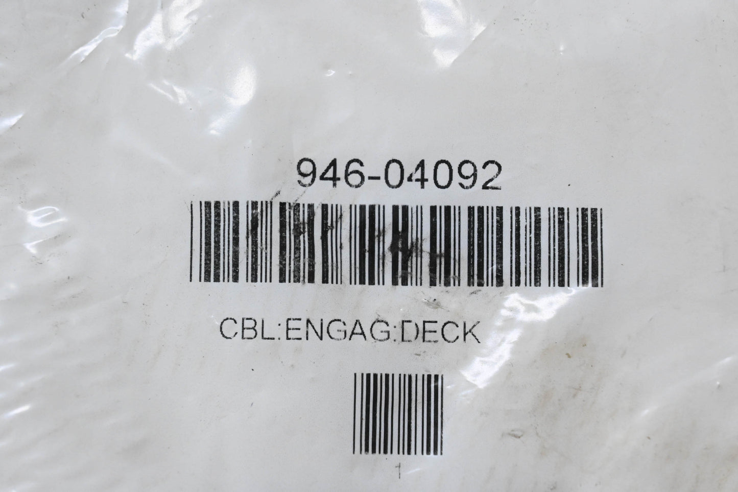 Cub Cadet 946-04092 Deck Engagement Cable NOS