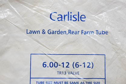 Carlisle 6.00-12, TR13 Rear Farm Tube NOS