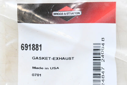 New OEM Briggs & Stratton 691881 Exhaust Gasket NOS