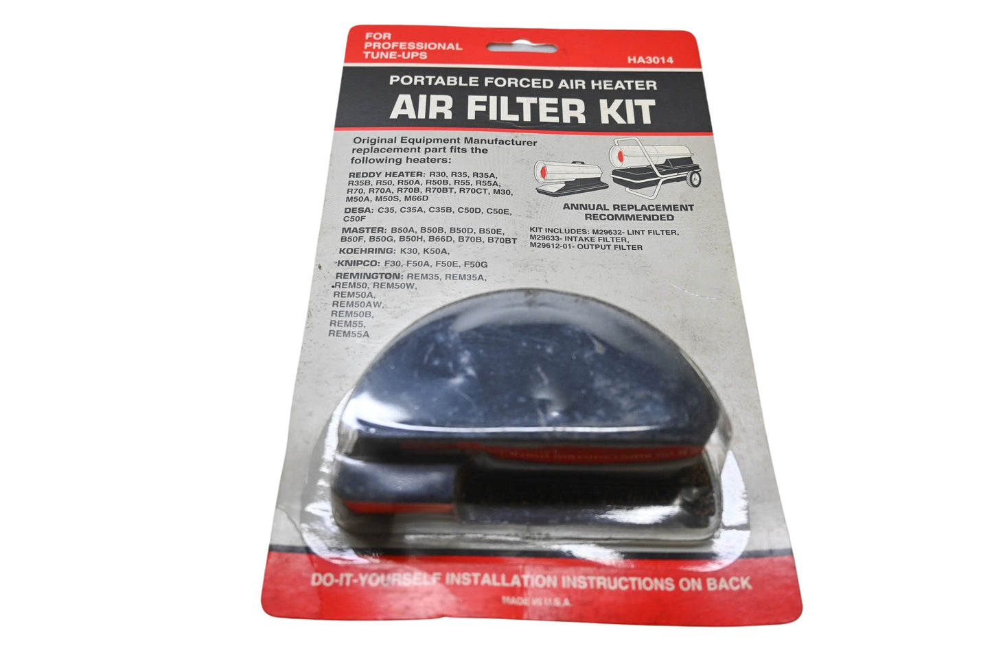 Desa HA3014 Portable Forced Air Heater Air Filter Kit NOS