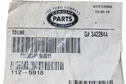 Toro 112-5918 Shoulder Bolt NOS