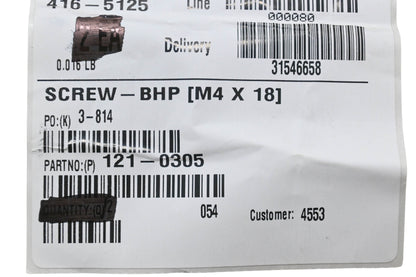Toro 121-0305 Screws Qty 2 NOS