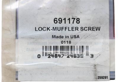 New OEM Briggs & Stratton 691178 Muffler Screw Lock NOS