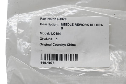 Toro 119-1978 Needle Rework Kit NOS