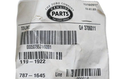 Toro 119-1922 Dipstick & O-Ring Kit NOS