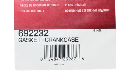 New OEM Briggs & Stratton 692232 Crankcase Gasket NOS