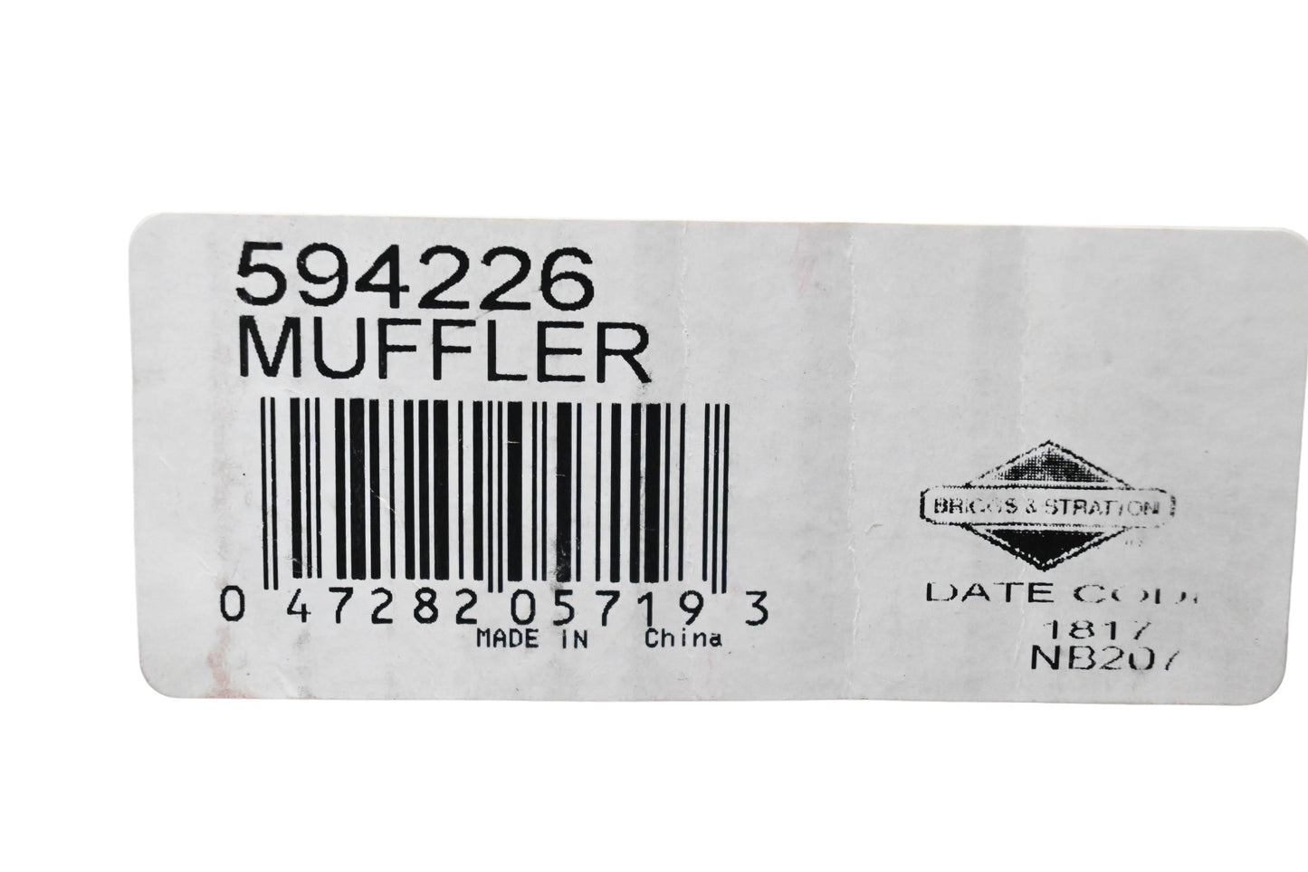 New OEM Briggs & Stratton 594226 Muffler Kit NOS