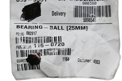 Toro 116-0720 Ball Bearing NOS