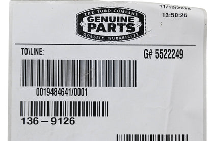 Toro 136-9126 Battery Charger 12V NOS
