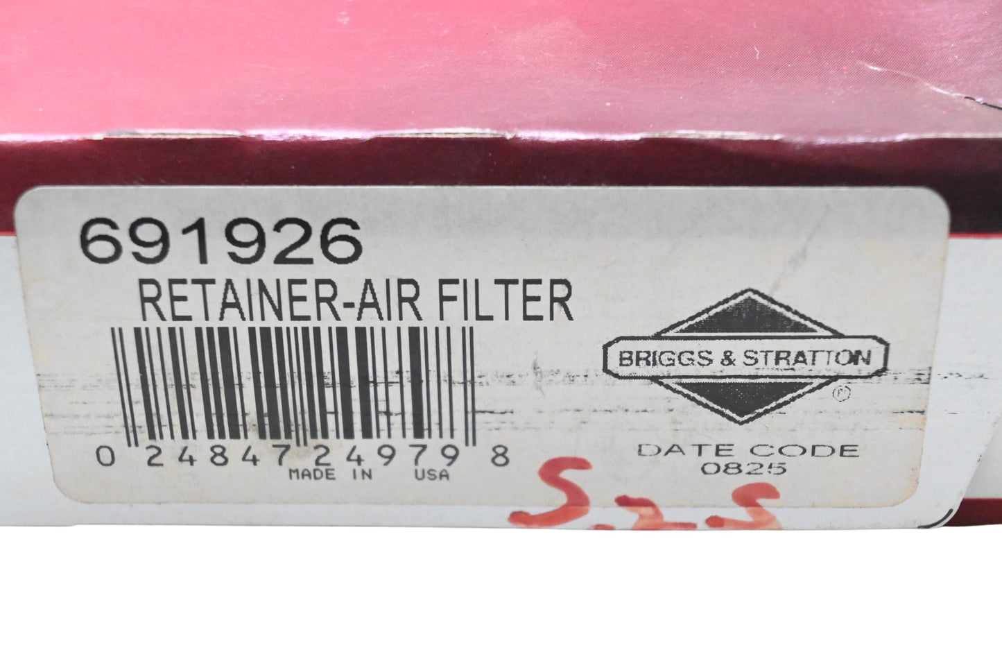 New OEM Briggs & Stratton 691926 Air Filter Retainer NOS