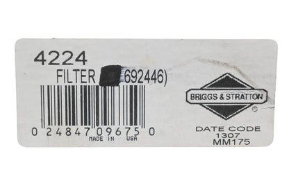 New OEM Briggs & Stratton 692446 Filter NOS