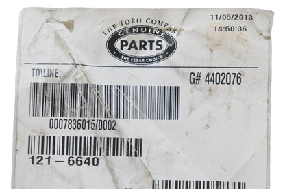 Toro 121-6640 Control Panel Decal NOS
