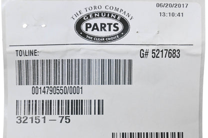 Toro 32151-75 Retaining Ring NOS