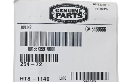 Toro 254-72 Tapered Bearing Cup NOS