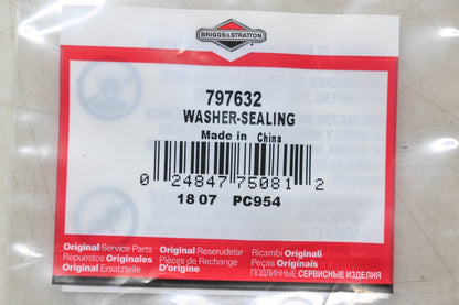 New OEM Briggs & Stratton 797632 Sealing Washer NOS