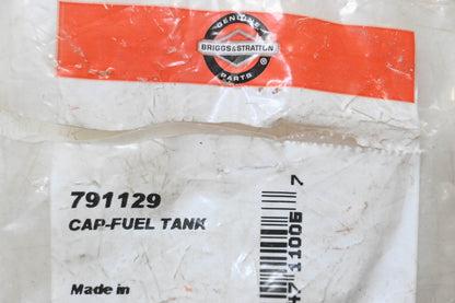 New OEM Briggs & Stratton 791129 Fuel Tank Cap NOS