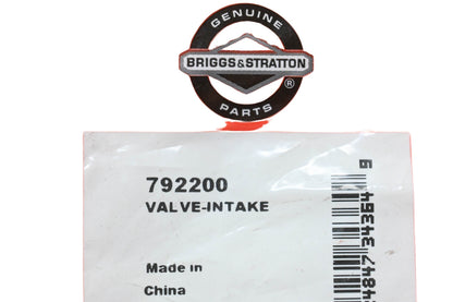 New OEM Briggs & Stratton 792200 Intake Valve NOS