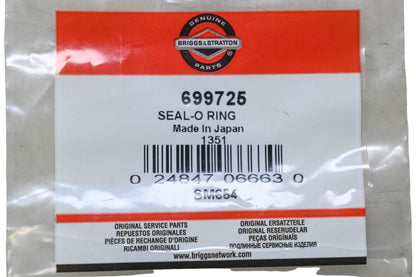 New OEM Briggs & Stratton 699725 O-Ring Seal NOS