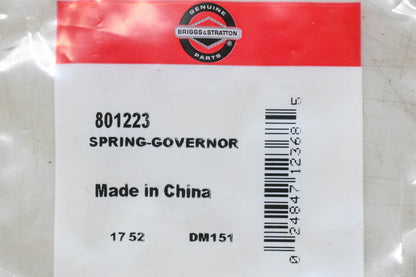 New OEM Briggs & Stratton 801223 Governor Spring NOS
