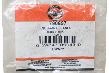 New OEM Briggs & Stratton 790697 Air Cleaner Knob NOS