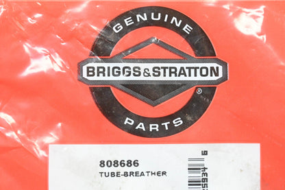 New OEM Briggs & Stratton 808686 Breather Tube NOS