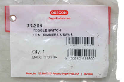 Oregon 33-206 Toggle Switch NOS