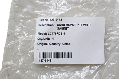Toro 127-9143 Carburetor Repair Kit NOS