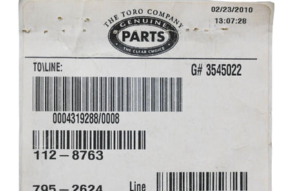Toro 112-8763 Battery Terminal Decal NOS