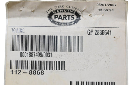 Toro 112-8868 Washout Port Decal NOS