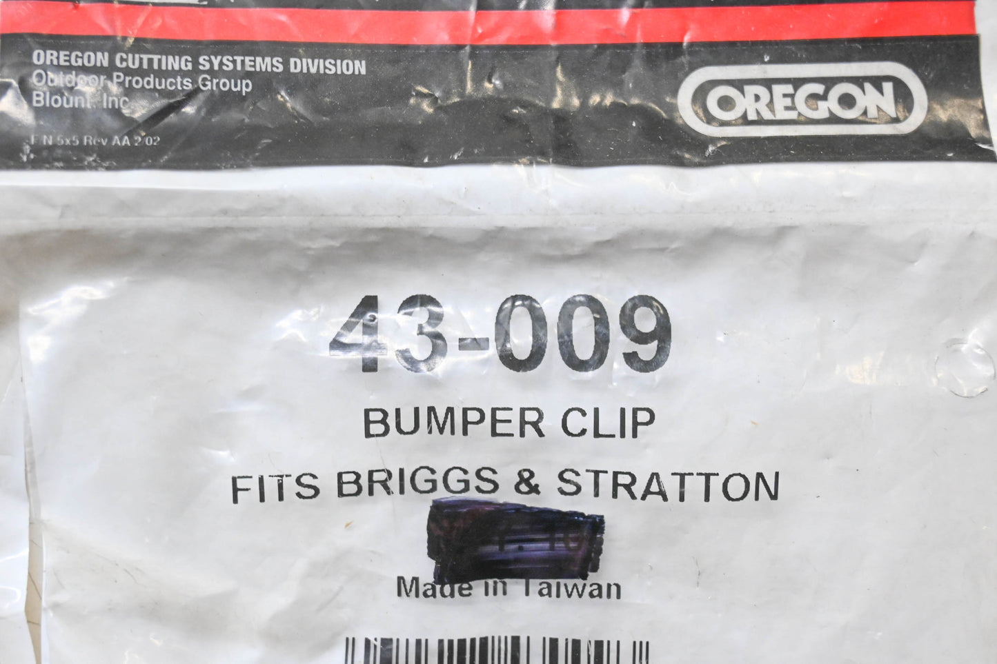 Oregon 43-009 Bumper Clip NOS
