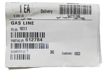 Toro 612784 Gas Line NOS