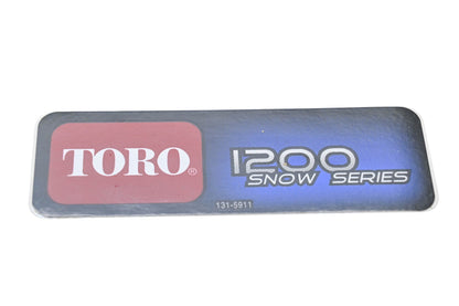 Toro 131-5911 Snow Series Decal NOS
