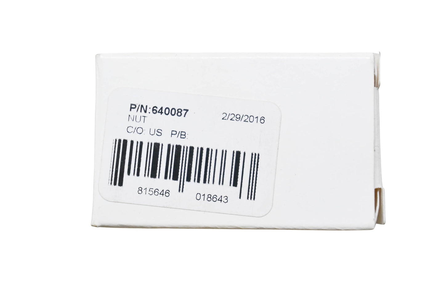 New OEM Tecumseh 640087 Nut NOS